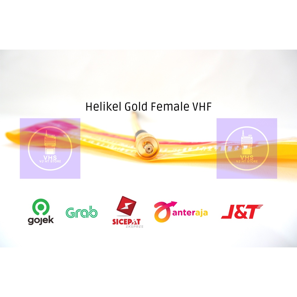 Antena HT HELIKEL / HELICAL Gold Female / ANTENA HT CINA MODEL ICOM HELIKEL