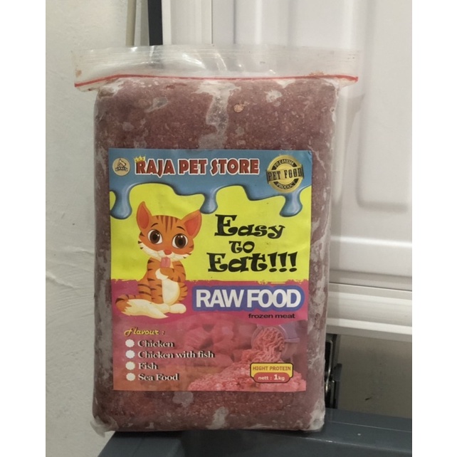 Raw Food Beef Daging Sapi Untuk Kucing Anjing 1kg