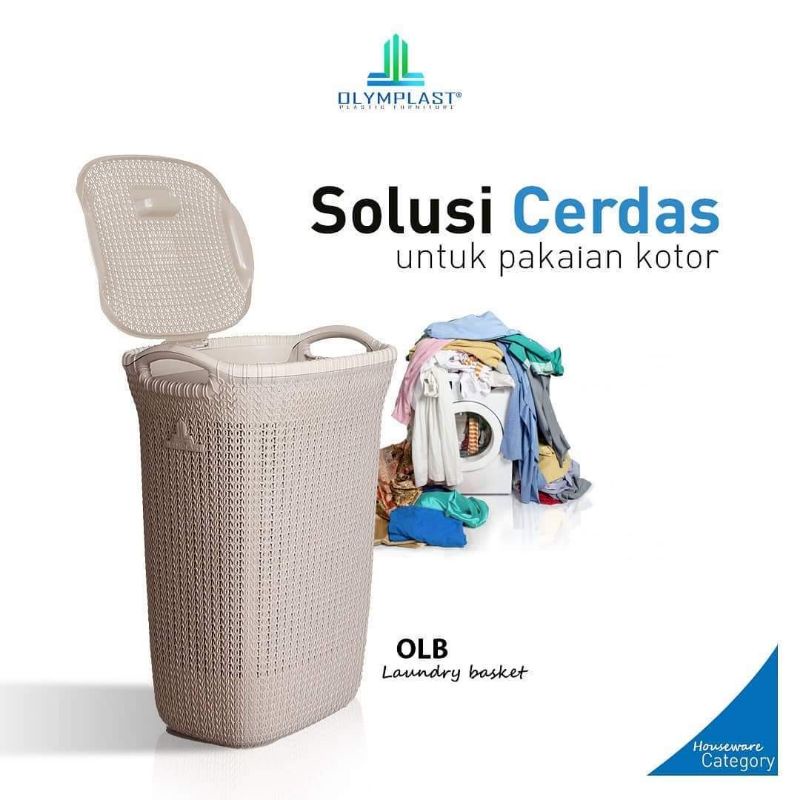 keranjang baju kotor olymplast / laundry basket /olymplast laundry Basket / OLB