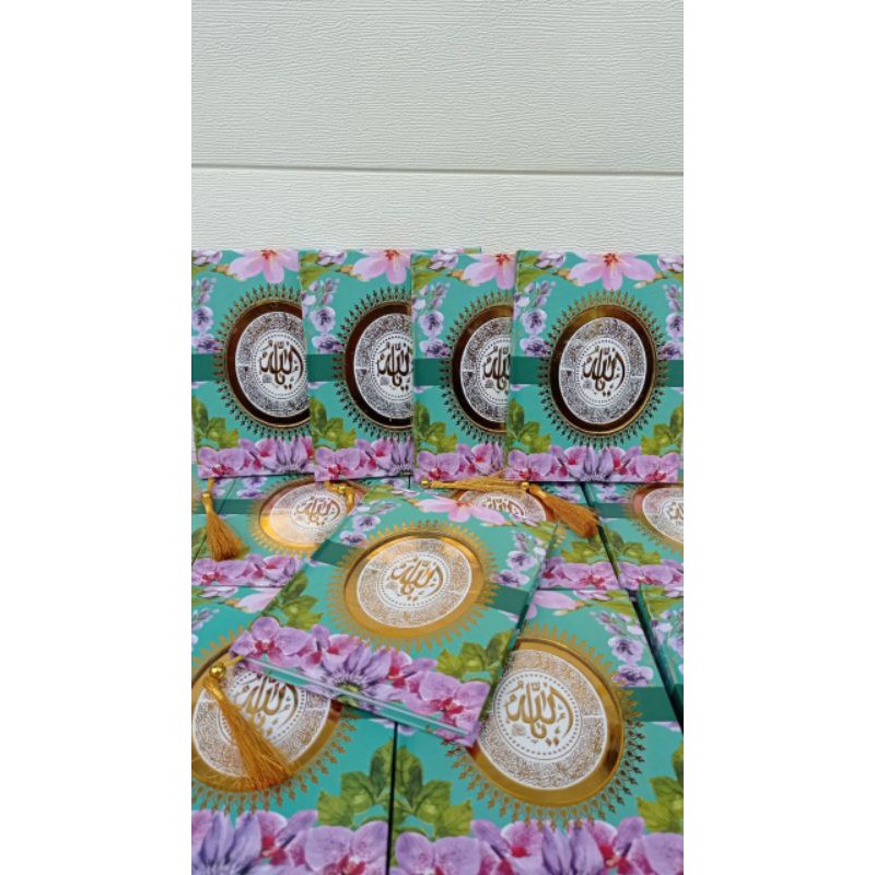 

Yasin Hardcover Custom + lafad embos + rumbai 128 halaman