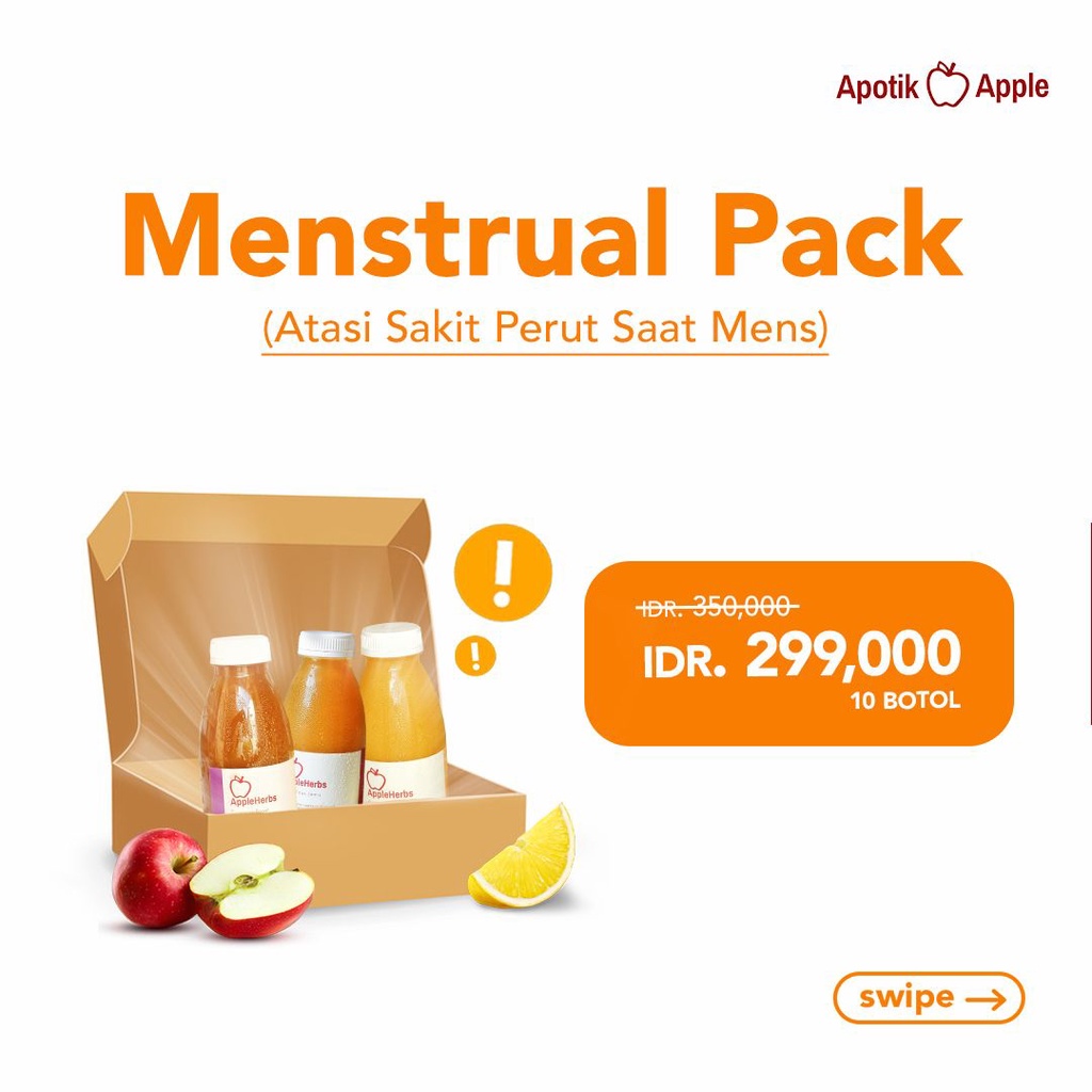 

Menstrual Pack by AppleHerbs - Anti Nyeri Haid