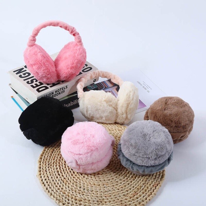 Penutup telinga bulu musim dingin all sizewinter earmuffs