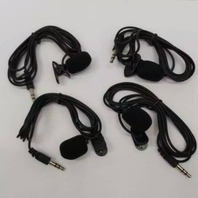 Mic clip on jepit 3.5mm microphone smule youtuber clip on mic jepit you tuber