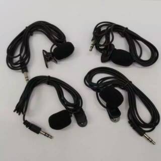 Mic clip on jepit 3.5mm microphone smule youtuber clip on mic jepit