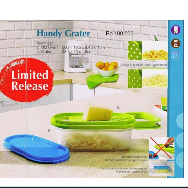 handy grater tupperware