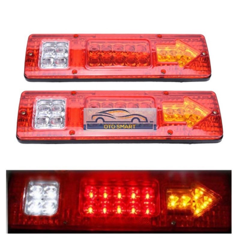 Lampu Indikator Mundur Belakang Mobil box Pick Up L 300 dll StopLamp Universal LED 12 VOLT Trailer Caravan Van