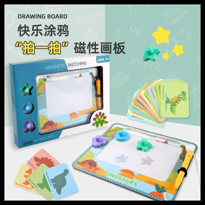 

TERBARUU!! RoundCup Papan Gambar Anak Magnetic Drawing Writing Board - RC8801 SALE