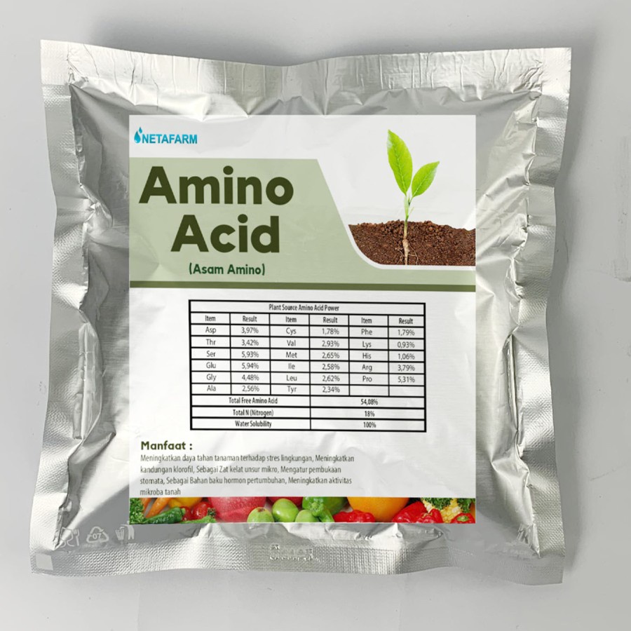 Nutrisi Tanaman Pertanian Amino Acid Asam Amino - 100gr