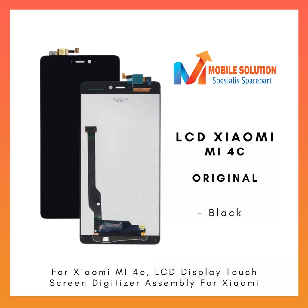 Grosir LCD Xiaomi Mi 4c Fullset Touchscreen ORIGINAL 100% Garansi 1 bulan + Packing / Bubble