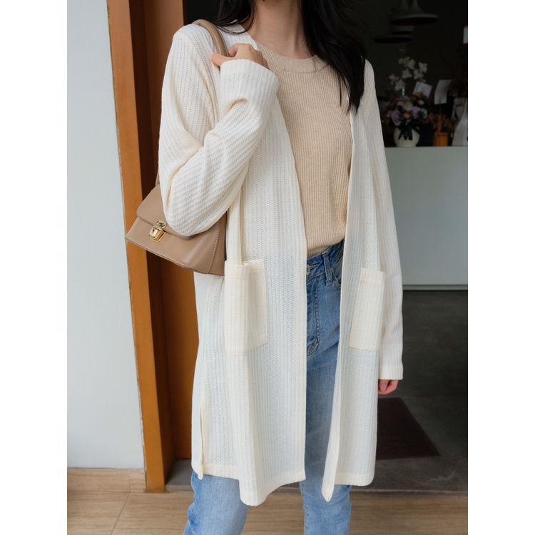 Kadaka O-0179 Outer Long Cardigan Premium Knit