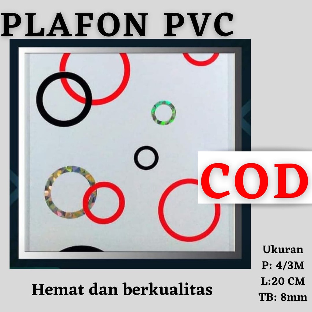 Plafon pvc bandung harga perlembar motif terbaru plafon rumah mewah anti air  tidak merambat api