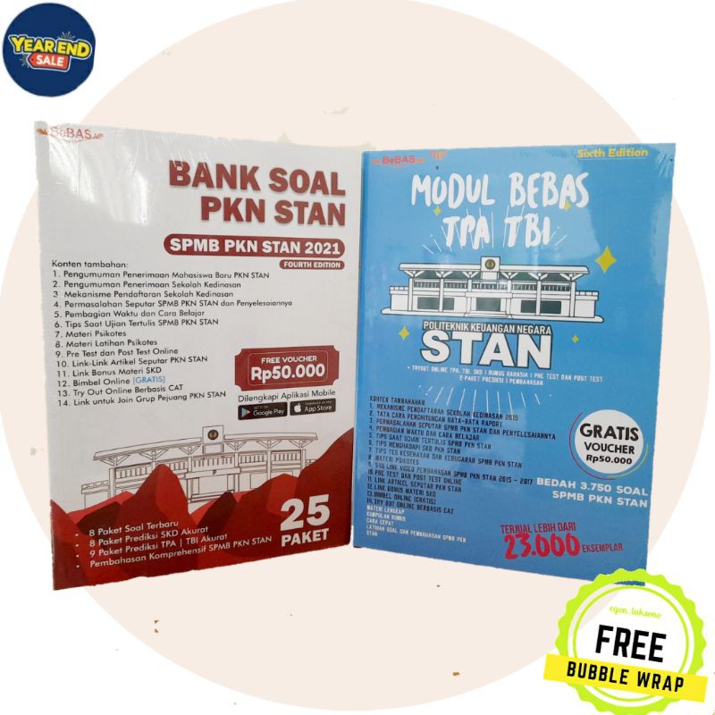 Paket 2 Buku Spmb Pkn Stan Modul Bebas Tpa Tbi Bank Soal Usm Pkn Stan Shopee Indonesia