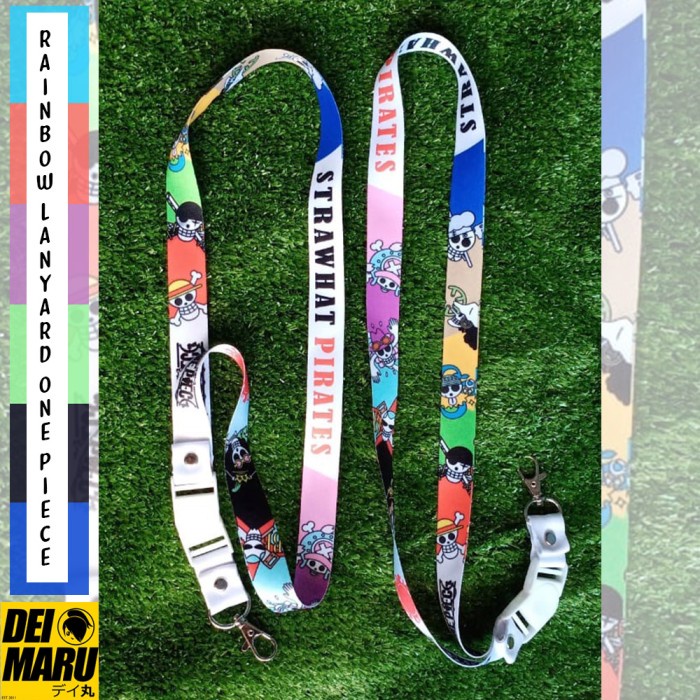 

Berkualitas Kalung Id Card Holder Tali Name Tag Anime One Piece - Lanyard Strawhat Hemat