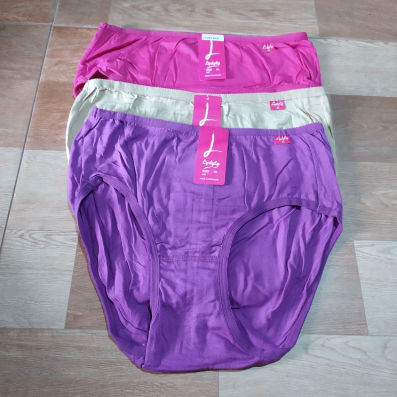 celana dalam wanita lydyly bahan sangat adem model maxi