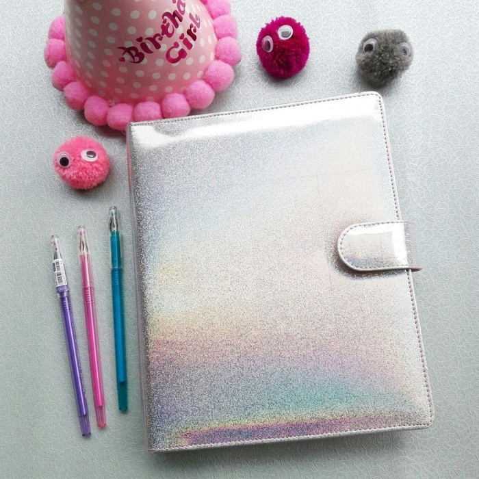 

TERBARU BINDER PRINTING HOLOGRAM SILVER B5 26 RING CRABLE STATIONERY MURAH