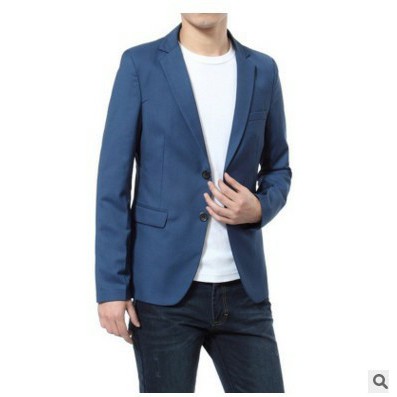 Foreign men fashion Korean Men casual Suit slim suits Jacket solid color Blazer coat man