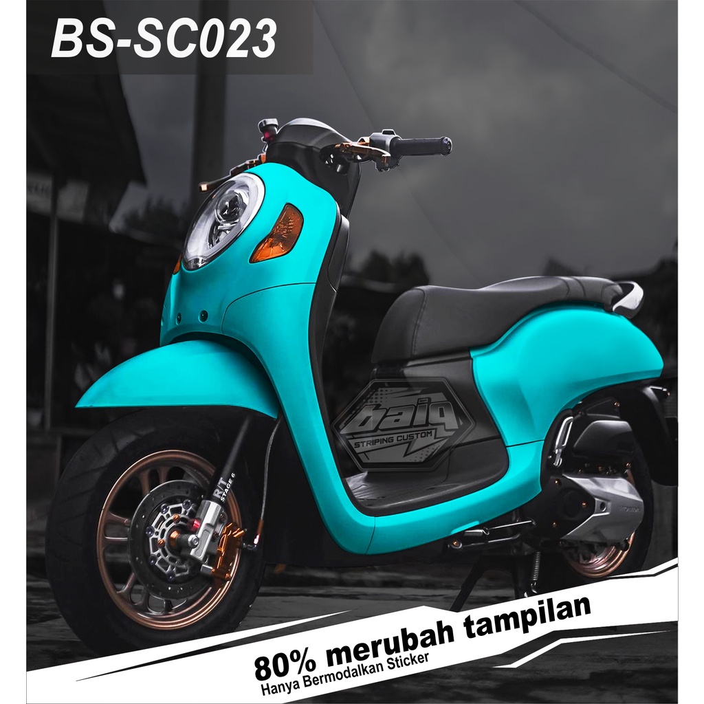 DECAL SCOOPY 2021 POLOS CYAN