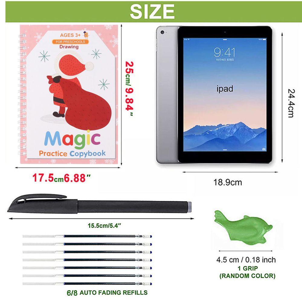 Pineapple 4PCS /pack Buku Latihan Set Kata Copybook Tulisan Tangan Kaligrafi Kaligrafi Inggris Kaligrafi