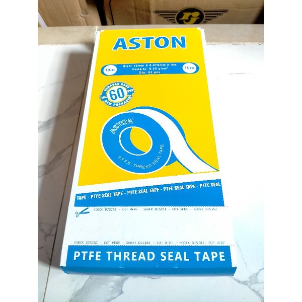 sealtape 1 box isi 60pcs isolatip Aston seltip putih