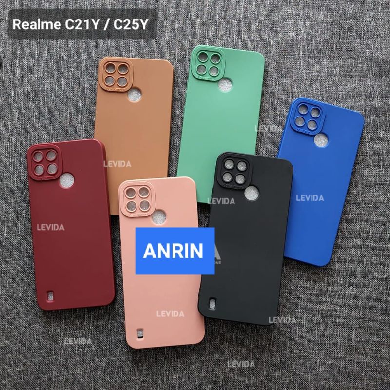 REALME C21 C21Y  C25Y CASE PRO CAMERA MACARON CASING SOFTCASE SILIKON