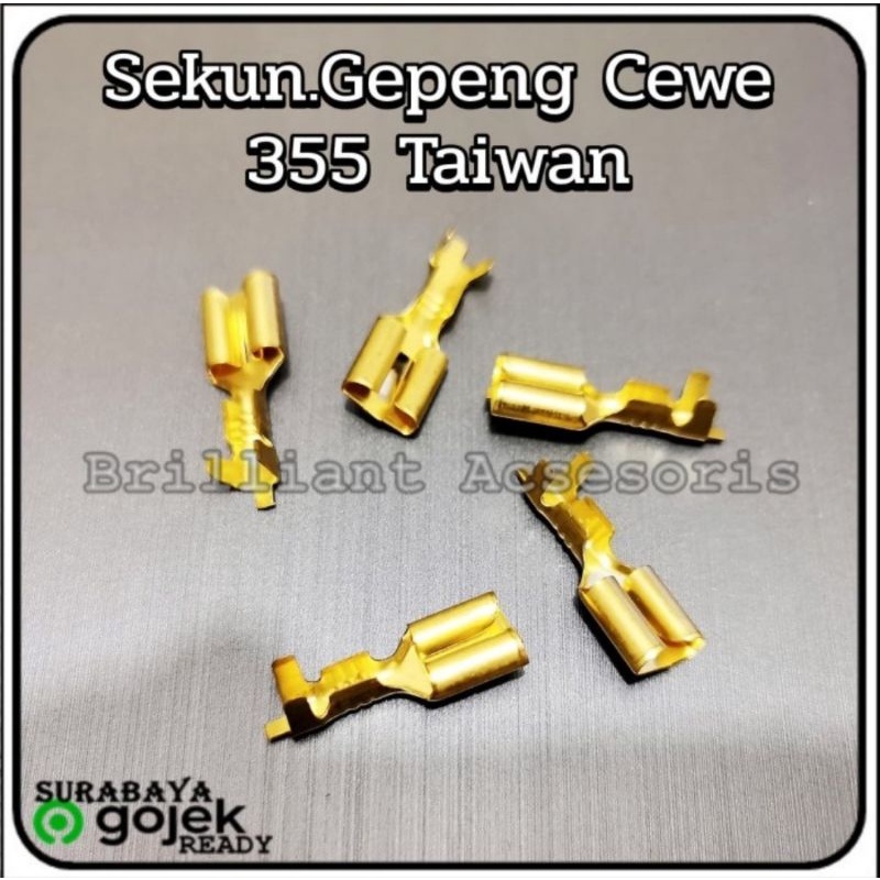 Sekun Terminal Kabel - Harga Per 10pc