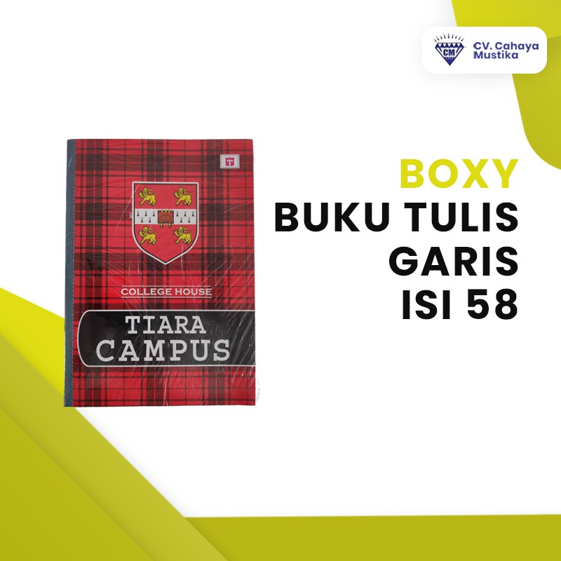 

Alat Tulis Kantor/Alat Tulis Kantor Grosir/Alat Tulis Kuliah Buku Boxy Garis Isi 58 Malang - ATK