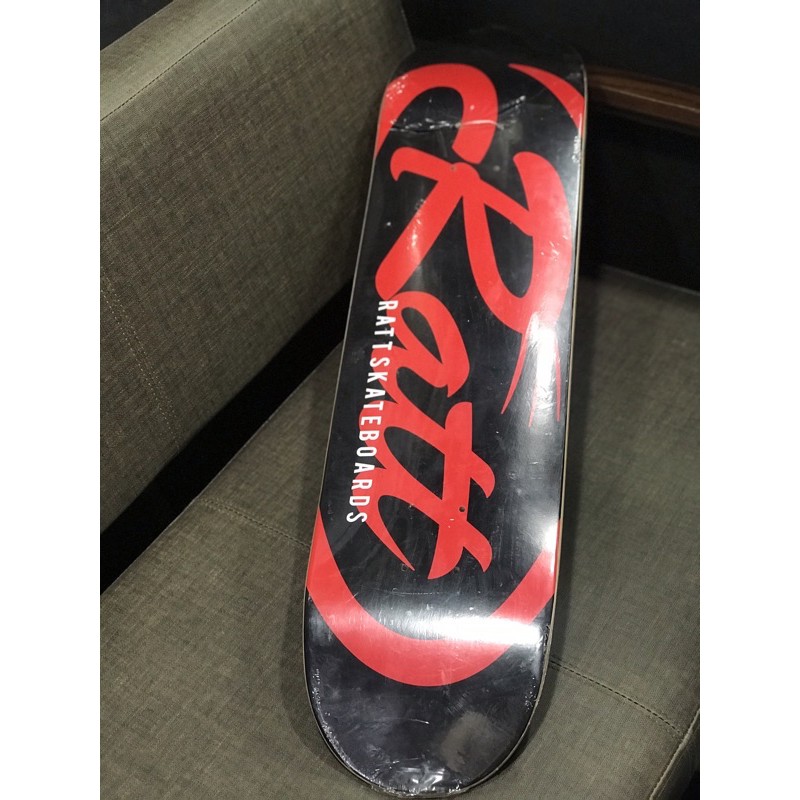 CDD X RATT SKATE DECK BIG LOGO BLACK 8.0