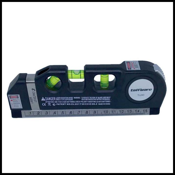 

Best Seller Diskon Taffware Levelpro3 Penggaris Laser Horizontal 250Cm + Waterpass