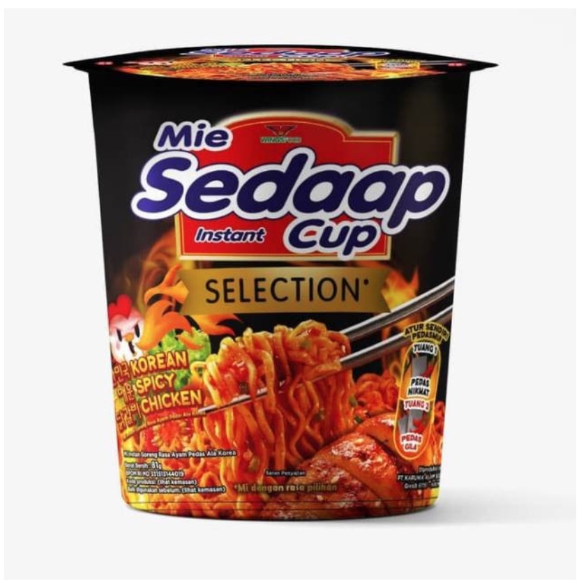 

Mie Sedaap Cup Selection All Variant 81 gram