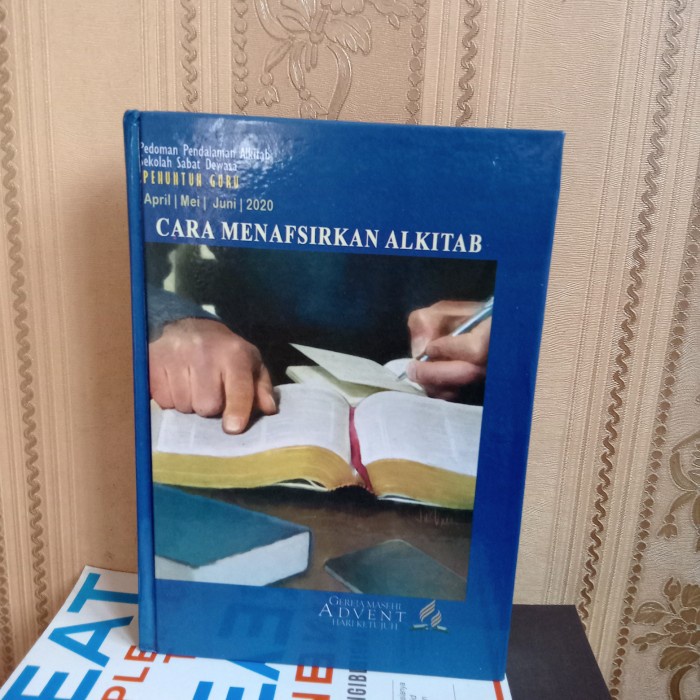 ORI BUKU PEDOMAN PENDALAMAN ALKITAB SEKOLAH SAHABAT DEWASA SALAH MENAF