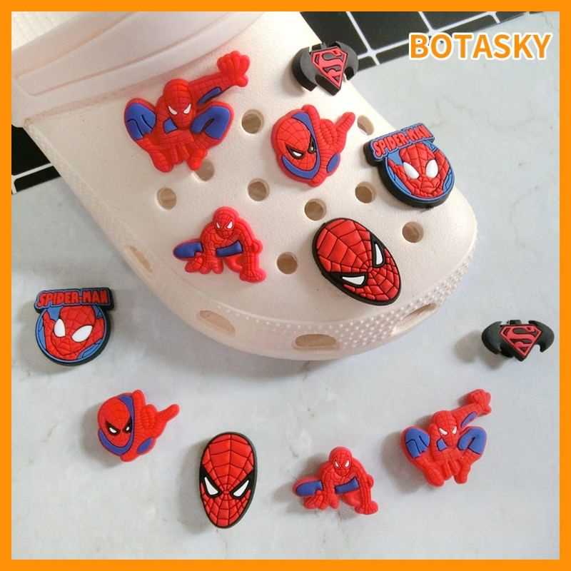 Jibbitz Crocs Edisi Super Hero Pin Sandal Karakter Lucu Fashion Trend