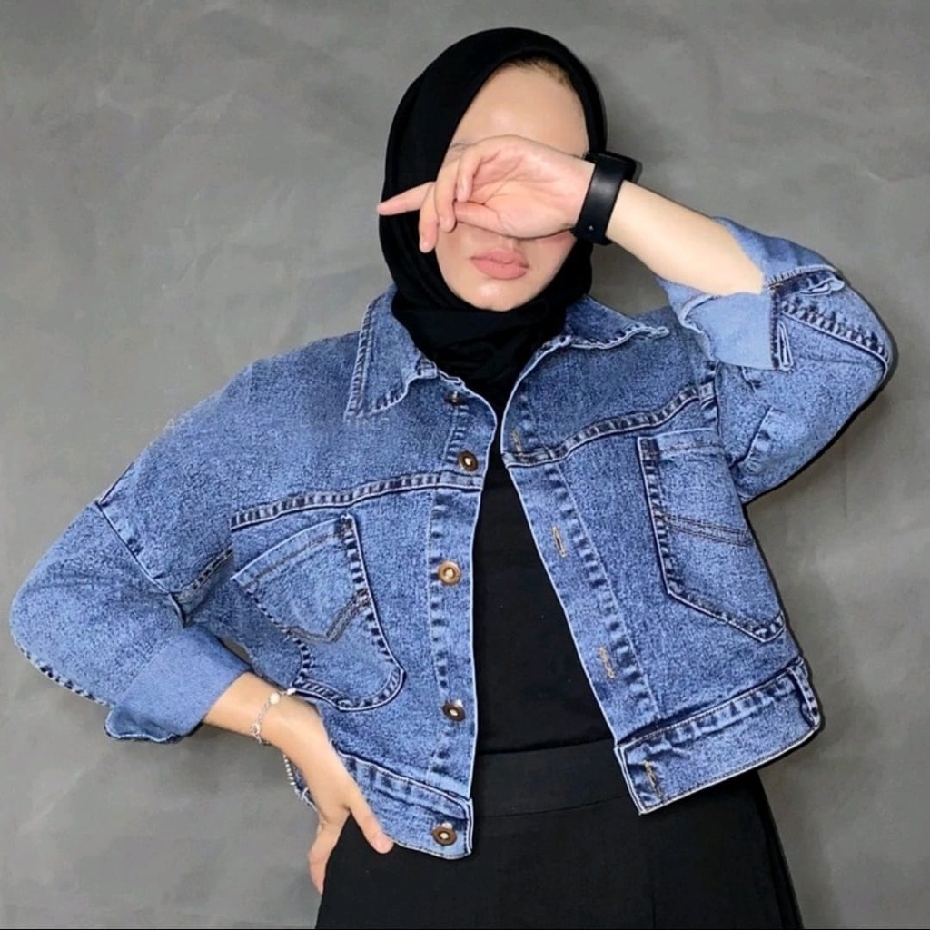 JACKET JEANS VINTAGE JACKET BACK BUTTTON