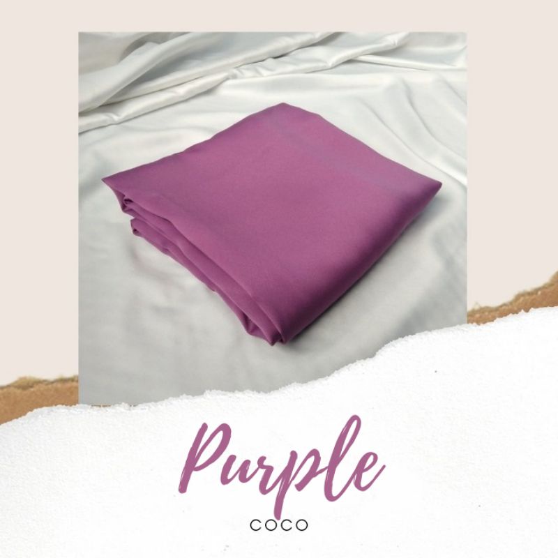 Satin Wrap Skirt | Pareo Skirt | Rok Lilit Satin-Purple