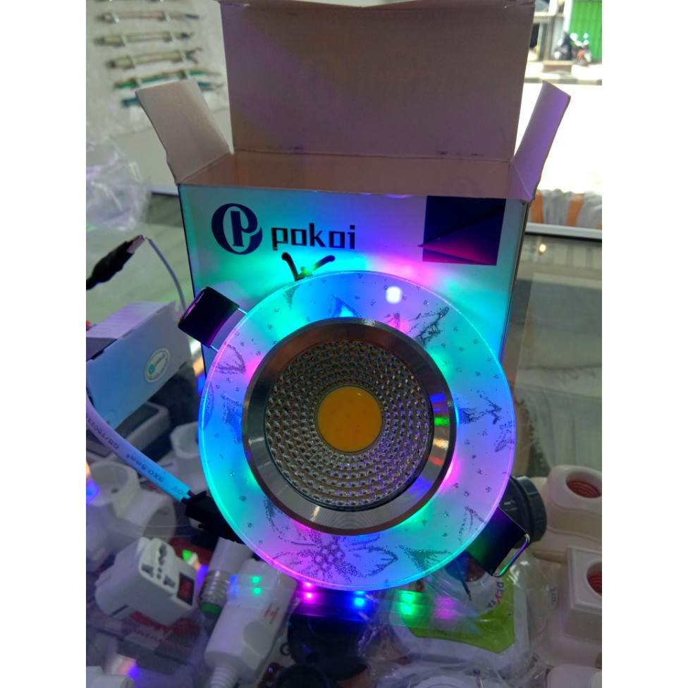 Downlight Pokoi 5W RGB Putih/Warm White