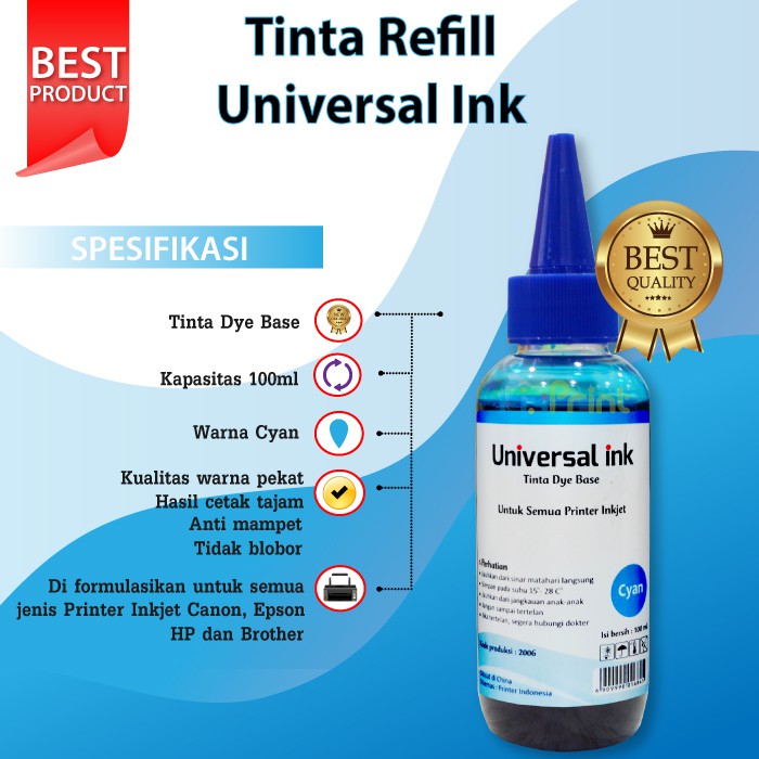 Tinta refill isi ulang printer Inktank Canon G1000 G1010 G2000 G2010 G3000 G3010 G4000 G4010 Infus