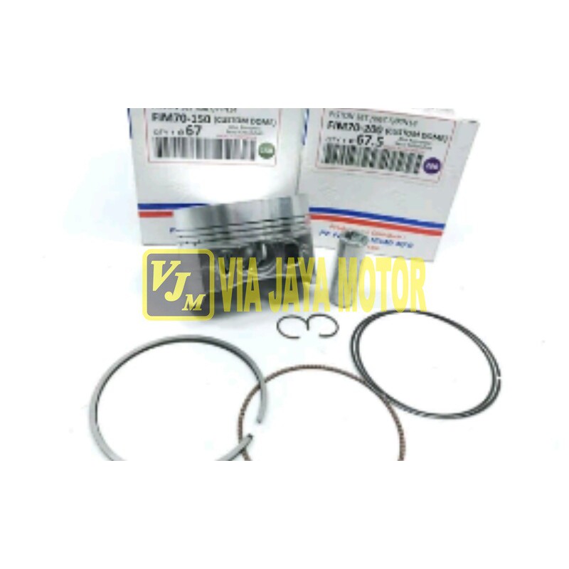 VJM PISTON KIT SEHER KIT KLX 150 OVERSIZE OS 63.5 550 ORI ORIGINAL FIM