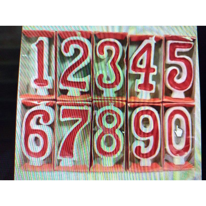 lilin angka merah putih