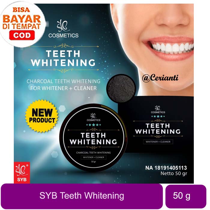 SYB Teeth Whitening Charcoal Pemutih Gigi_Cerianti