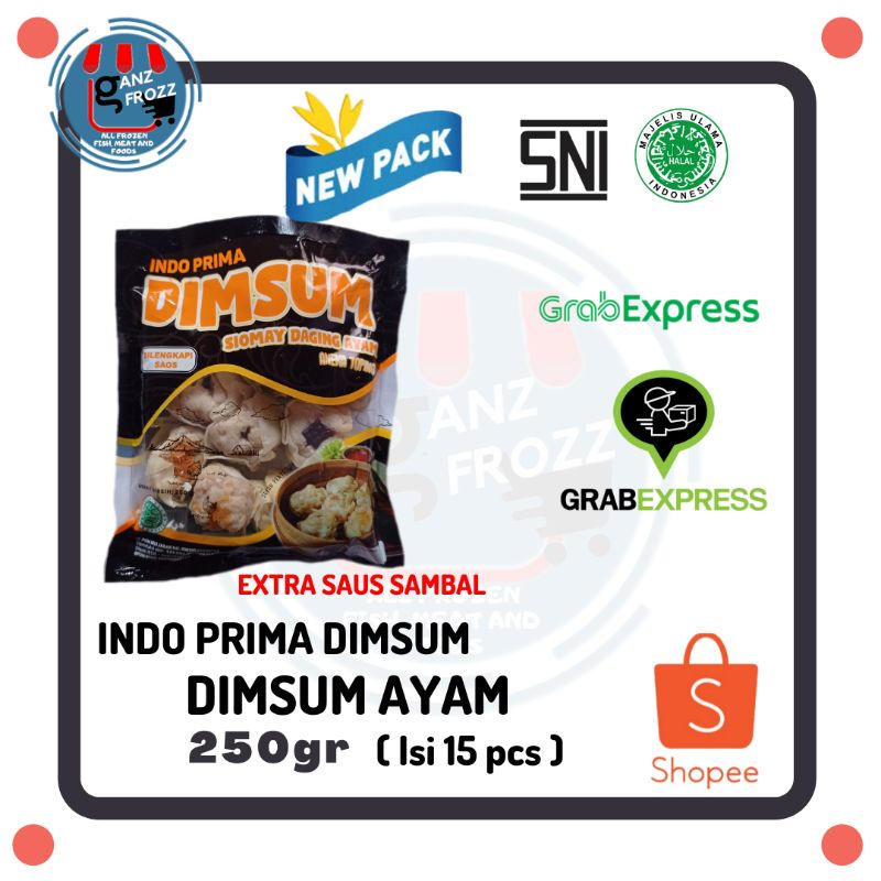 

Dimsum Ayam, Siomay Dimsum, Indo Prima Dimsum, Indoprima 250gr