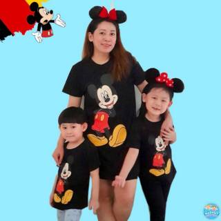  Baju Couple Mom Kids  BAJU  COUPLE  MICKEY MOUSE Shopee 