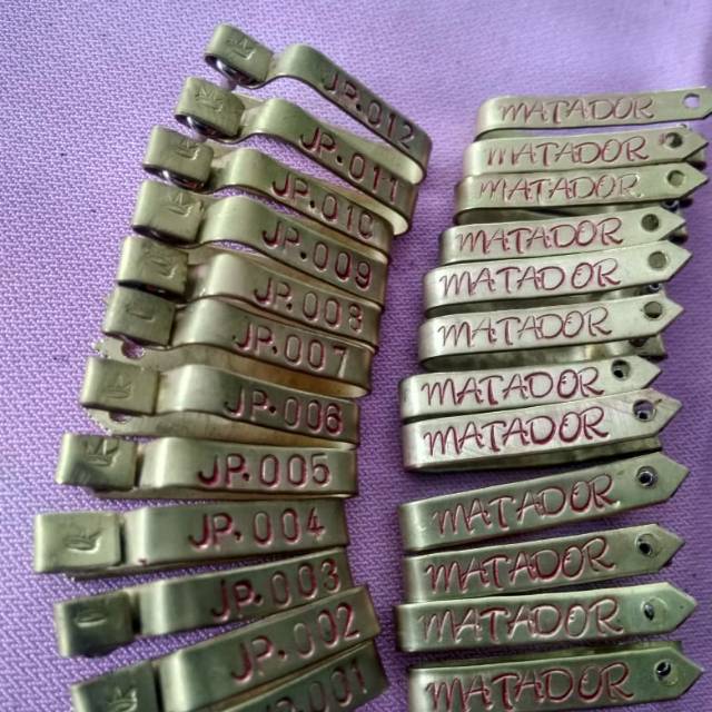 

Wing band ayam penanda ayam bangkok birma mangon pakhoy dll isi 100 biji