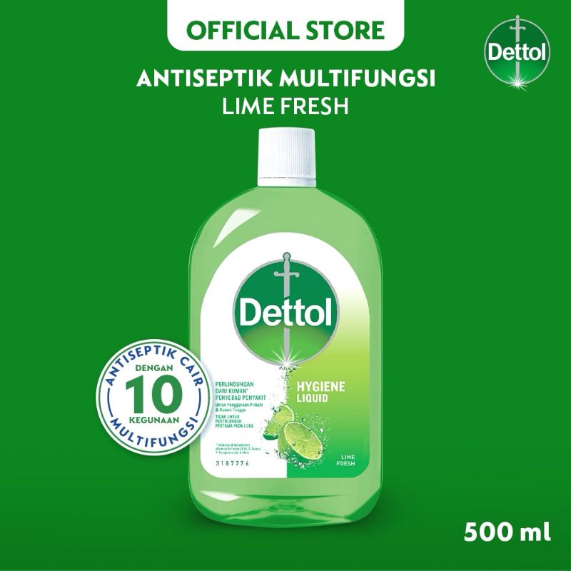 Dettol Antiseptik 495ml / 750ml / 1L TERMURAH