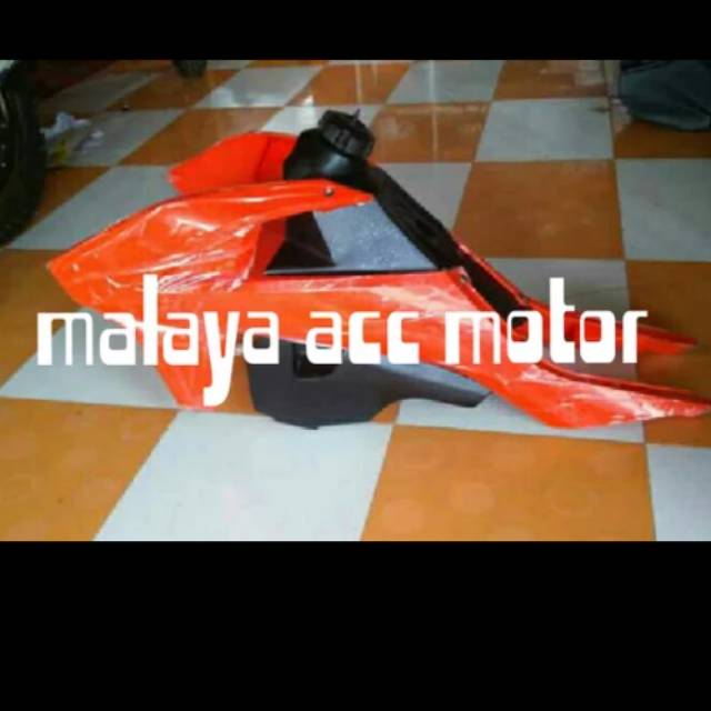 Tangki trail bahan besi ktm 250 2017 untuk rangka tunggal