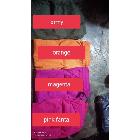 CELANA KULOT PENDEK POLOS 7/8 DEWASA&JUMBO-5