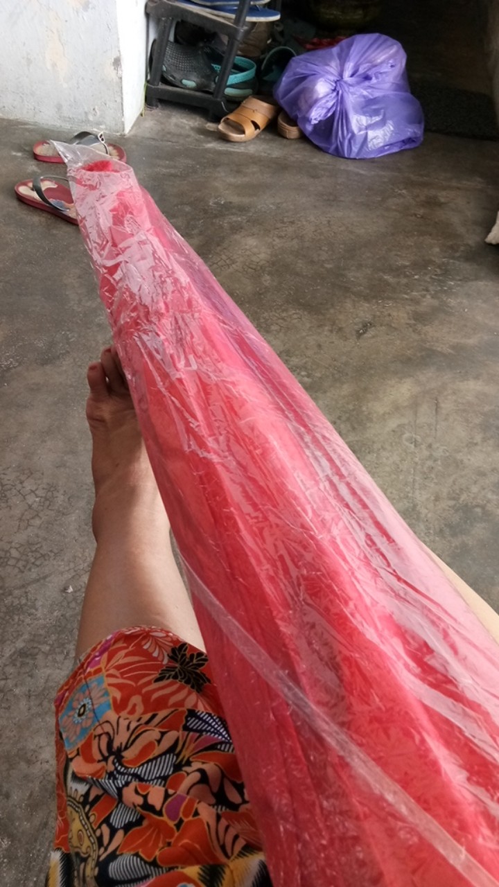 Payung Tenda Pantai 220cm Pelangi Double (2 Lapis/ 2 Layer/  2 Helai) Anti-uv.