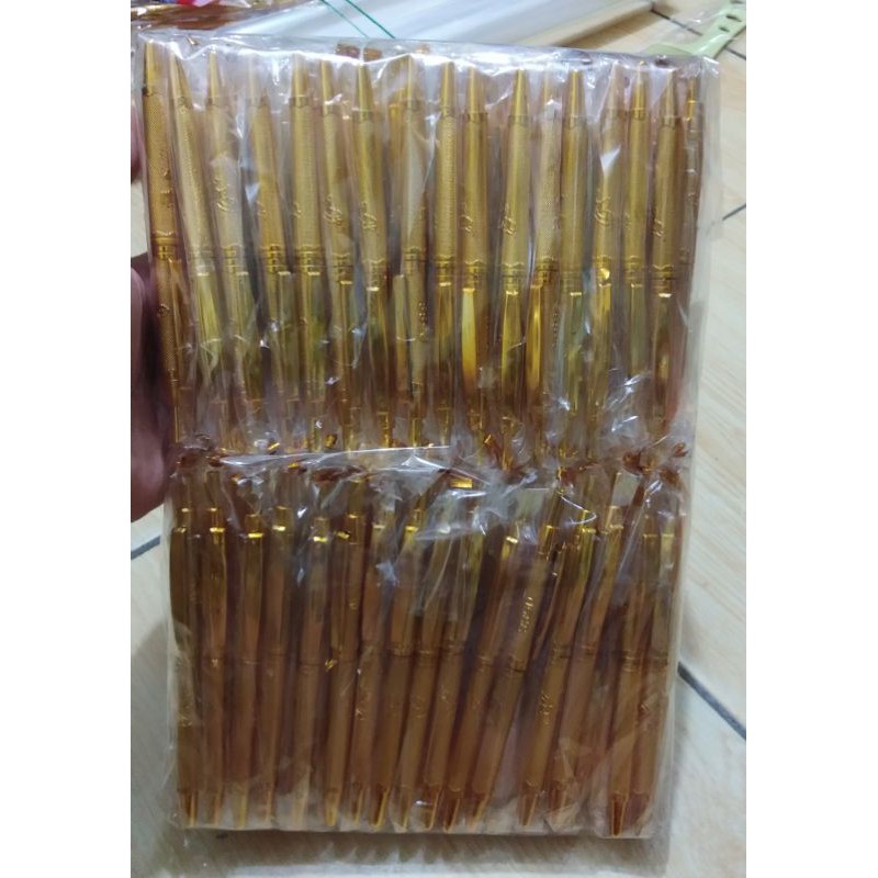 

souvenir pulpen kemasan plastik