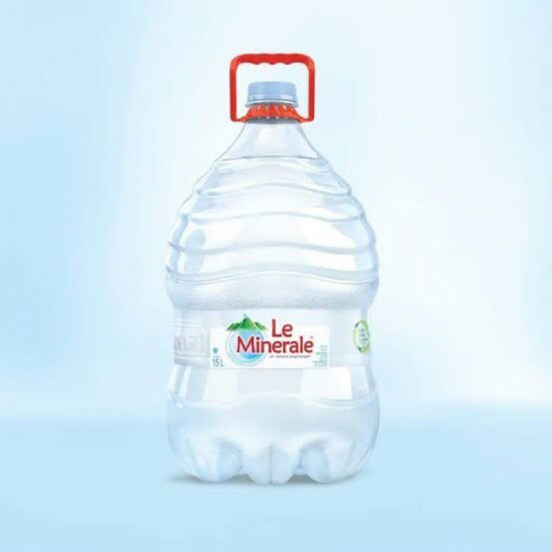 

Le Minerale galon sekali pakai Air mineral 5 liter