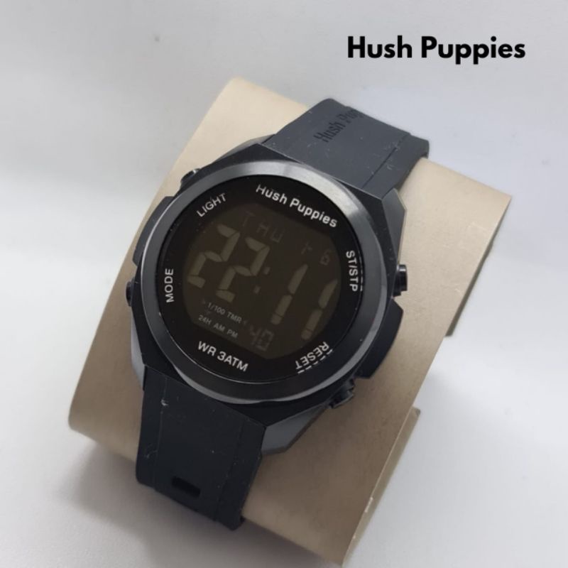 HUSH PUPPIES HP8571 | JAM TANGAN PRIA WANITA HUSH PUPPIES DIGITAL RUBBER STRAP