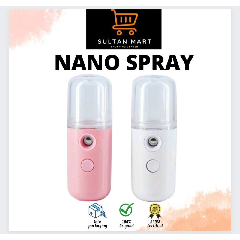 NANO SPRAY MINI FACIAL HUMIDIFER FACE MIST | NANO SPRAY PORTABLE | NANO SPRAY ORI