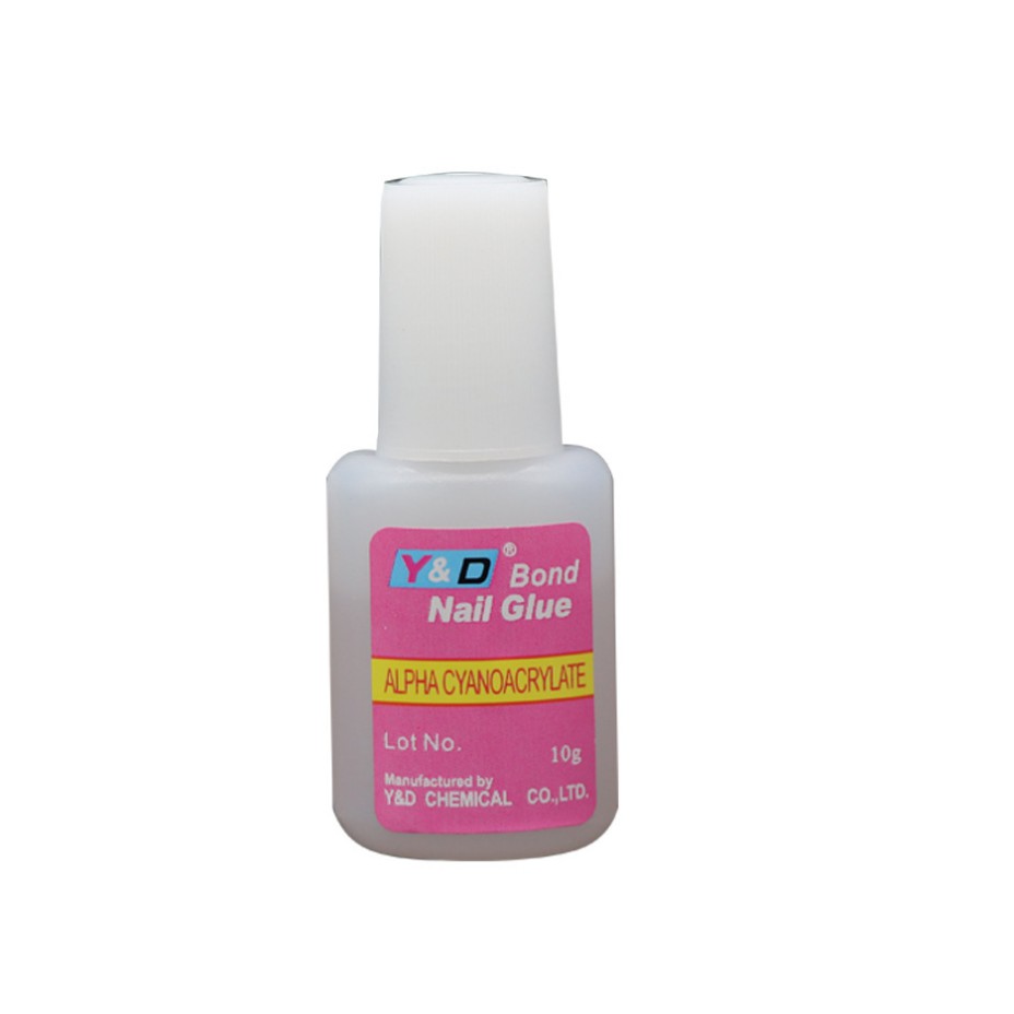 【New Year Sale】 lem kuku palsu Profession 1Pc 10g Fast Drying Nail Glue With Brush Head